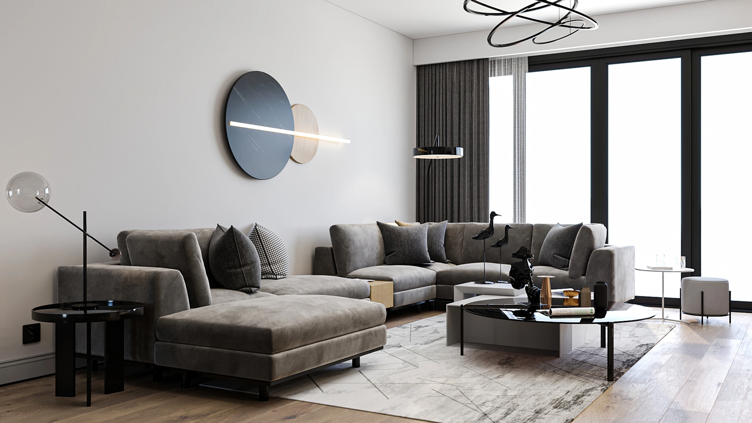 A.D. Evi Dekar Bahcesehir-Istanbul-Salon-04-Alturk