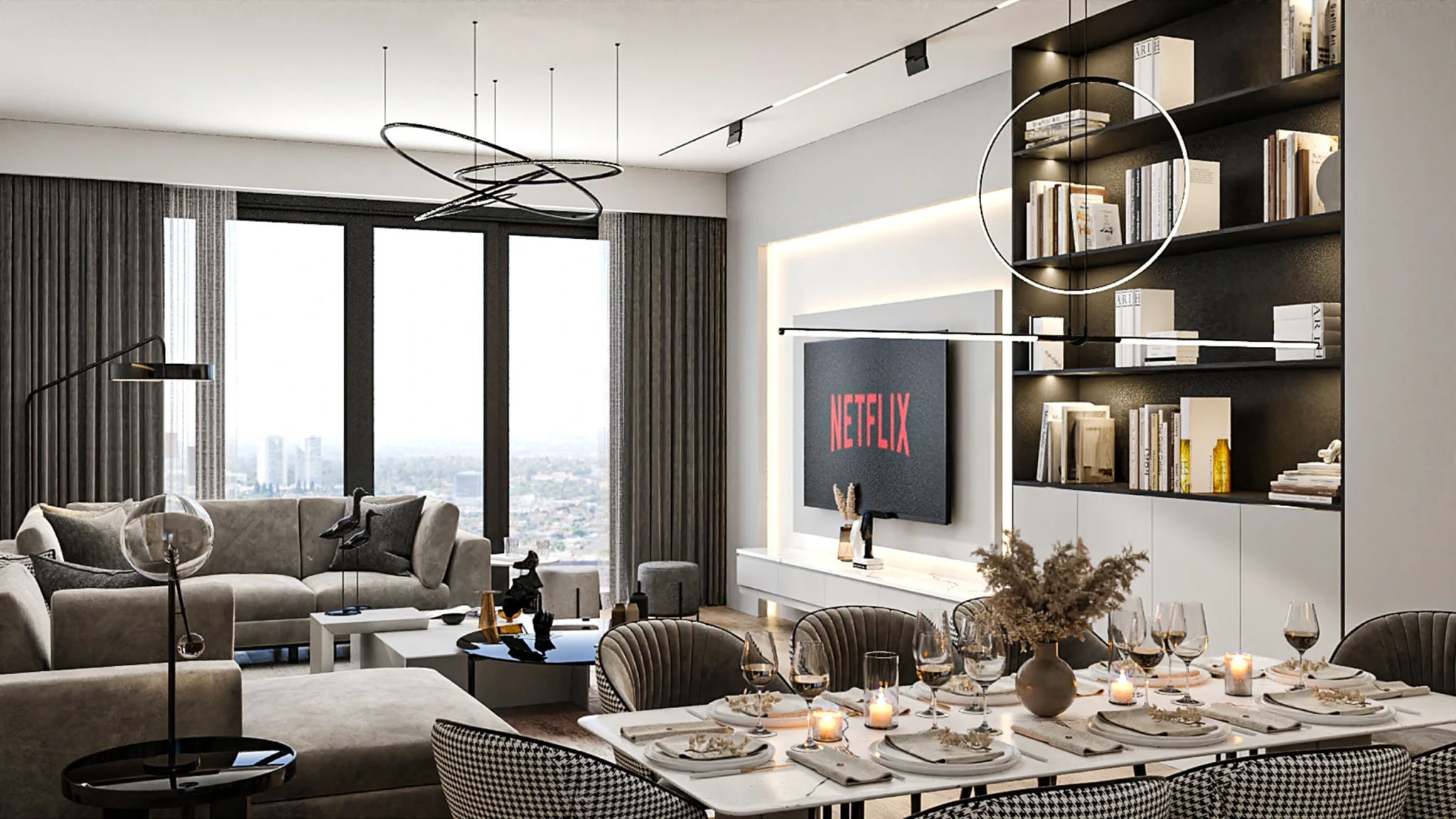 A.D. Evi Dekar Bahcesehir-Istanbul-Salon-05-Alturk