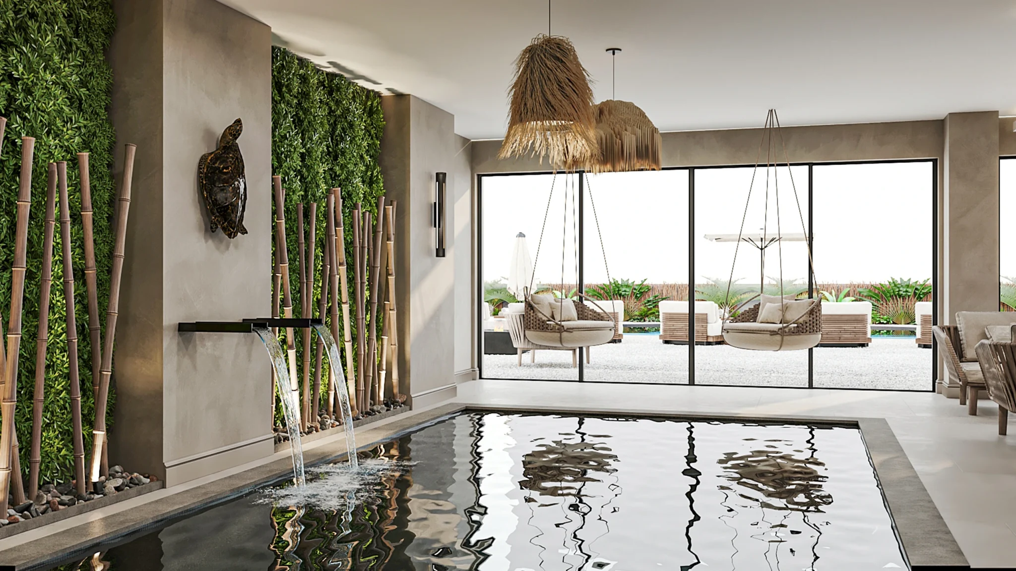 T.T. Villa-Fethiye-Bodrum-Floor-Spa-Havuz-Common Areas-08-Alturk