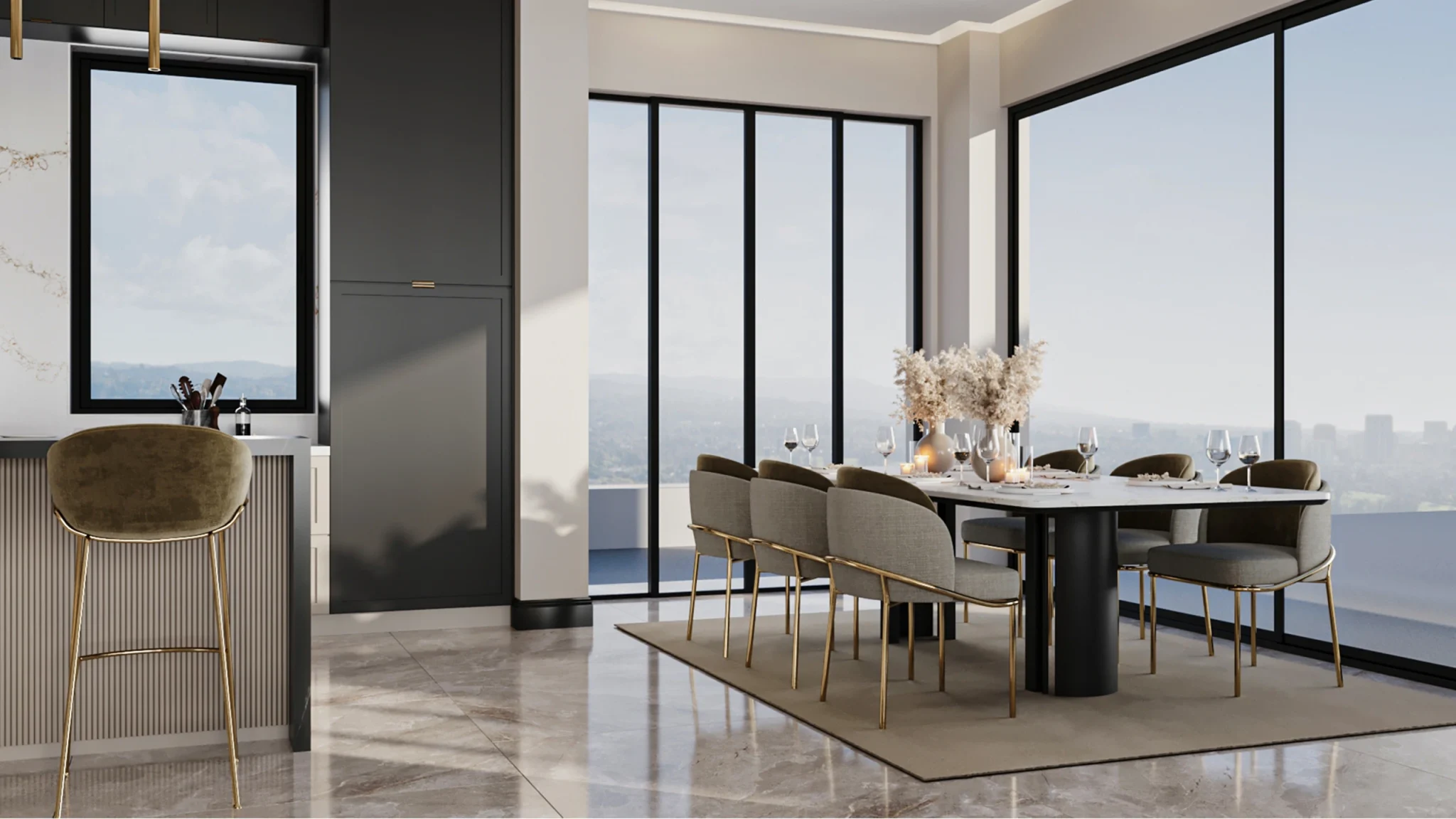 T.T. Villa-Fethiye-ZEMİN-Floor-Giris-SALON-MUTFAK-16-Alturk