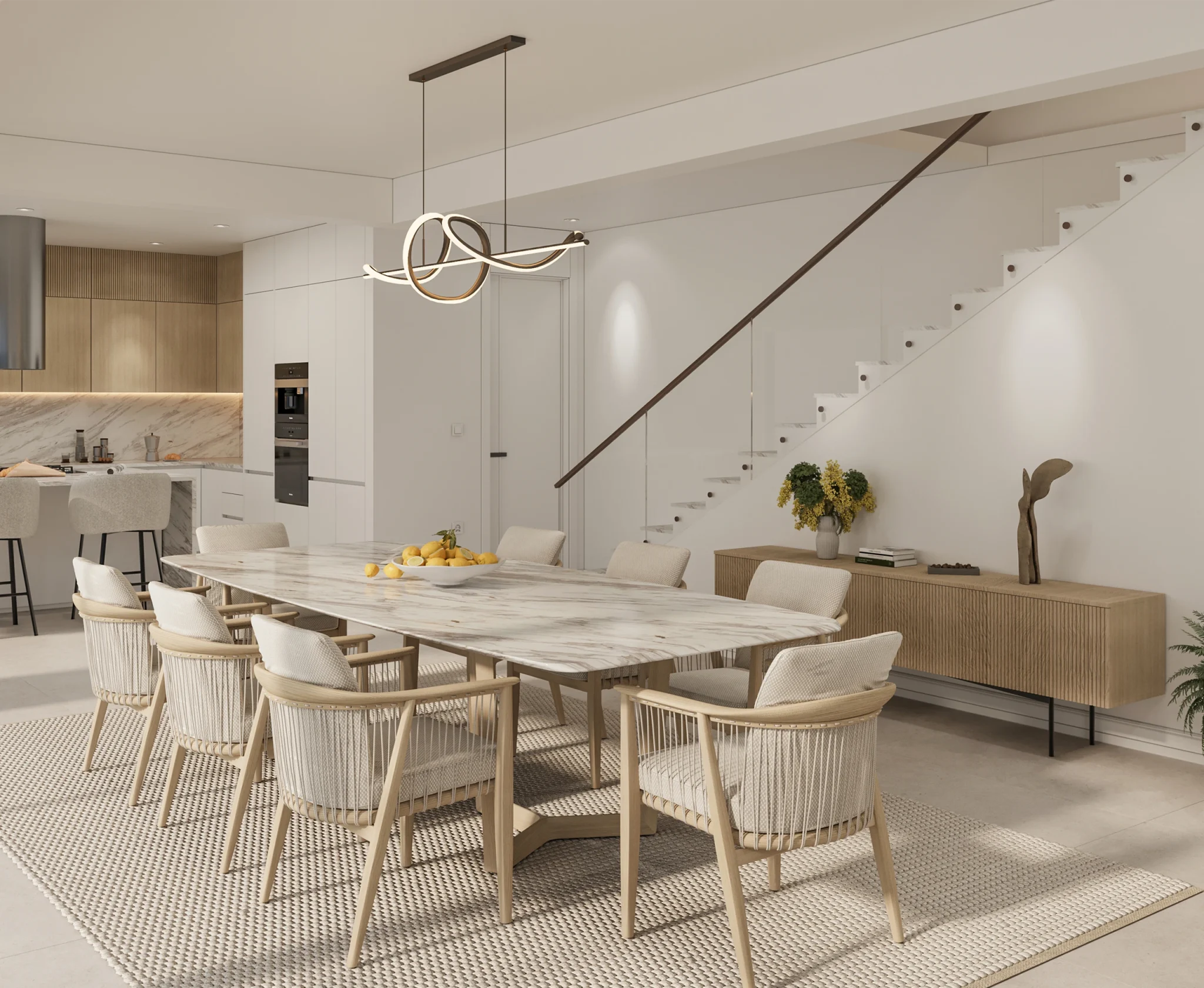 Turunc-Villa- Marmaris-Salon-Mutfak-Genel-Alan-10-Alturk